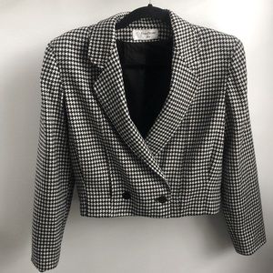 Vintage Houndstooth Blazer